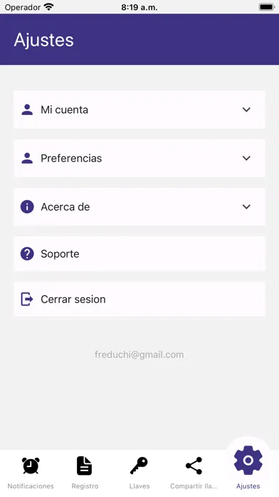 Capturas de tela do AuBox