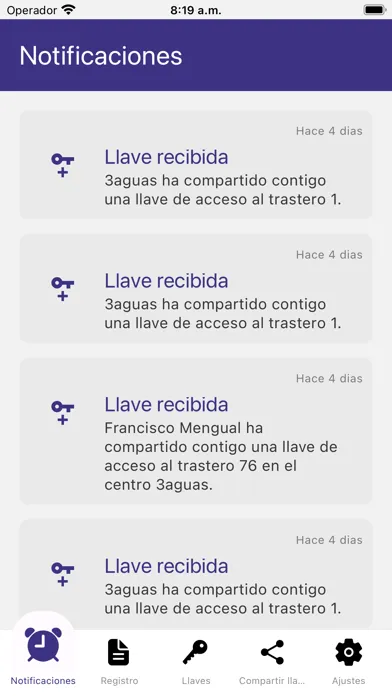 Capturas de tela do AuBox