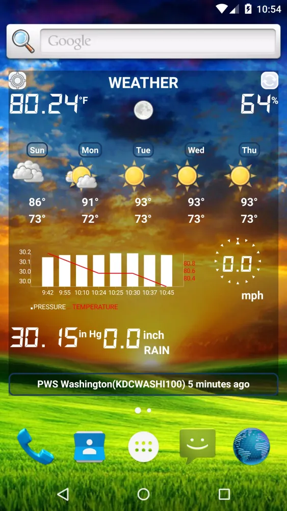 Weather Station Screenshots