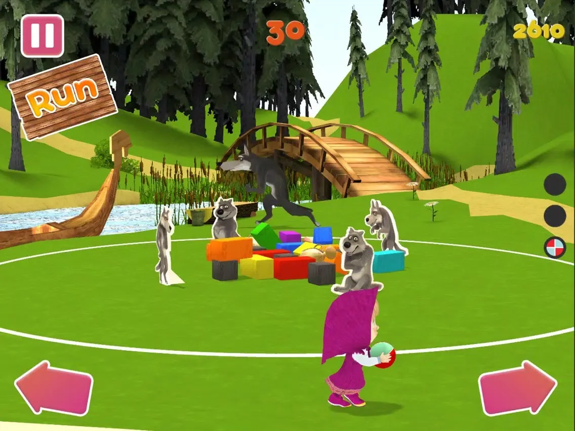 تصاویر Masha and the Bear:Ball game3D iPad 