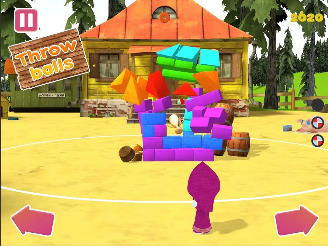 تصاویر Masha and the Bear:Ball game3D iPad 