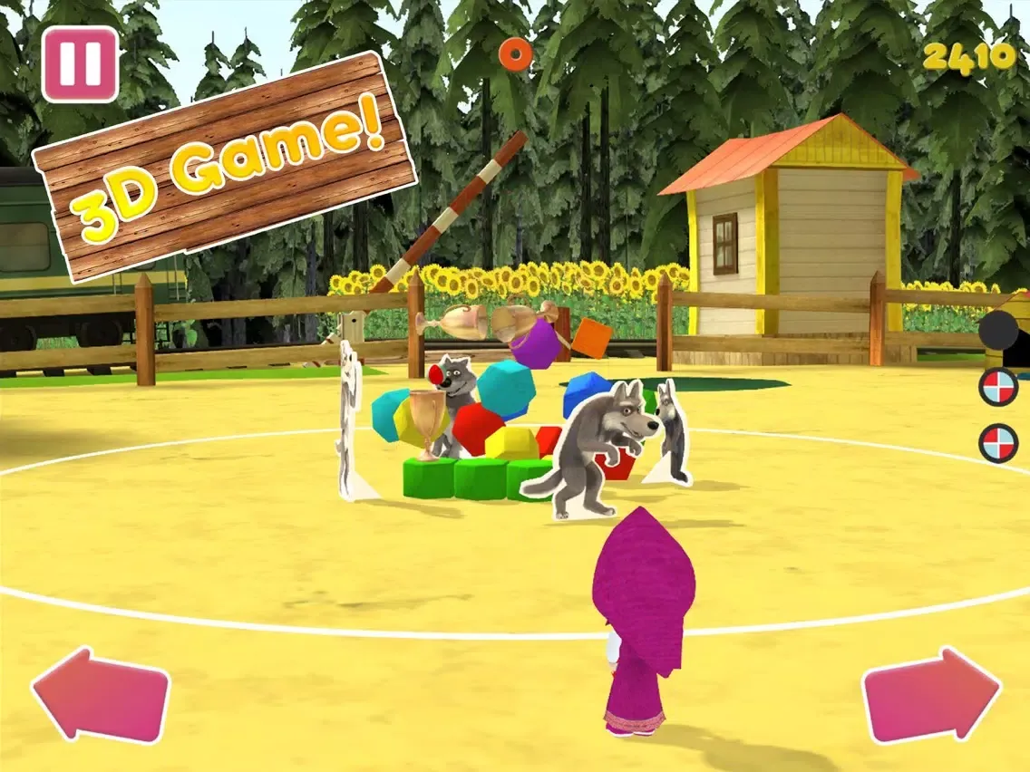 تصاویر Masha and the Bear:Ball game3D iPad 