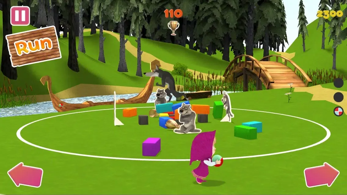 تصاویر Masha and the Bear:Ball game3D