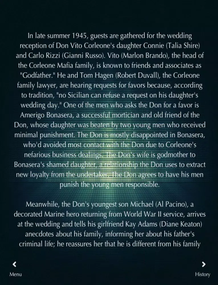 Godfather Movie Trivia iPad  سکرین شاٹس