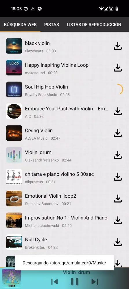 AR Descargar Música Screenshots
