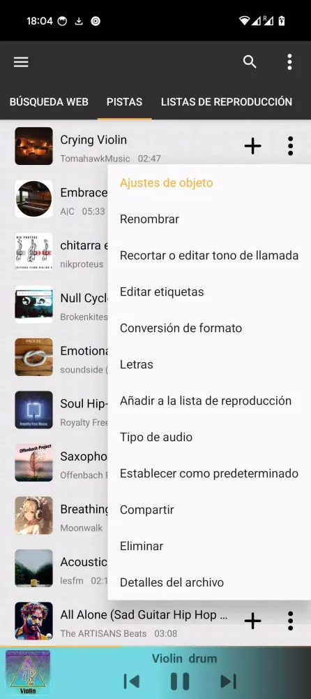 AR Descargar Música Screenshots
