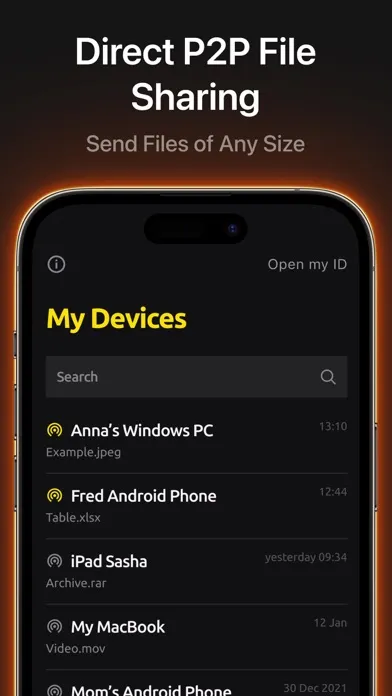 Chicken App: Files Transfer スクリーンショット