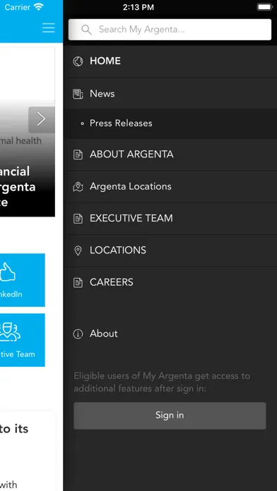 Screenshot di My Argenta