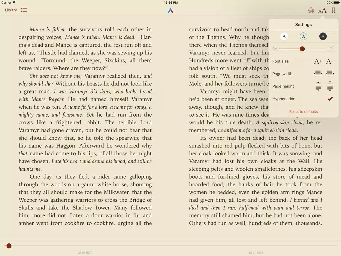 Auri - Read Books in Original iPad  Screenshots