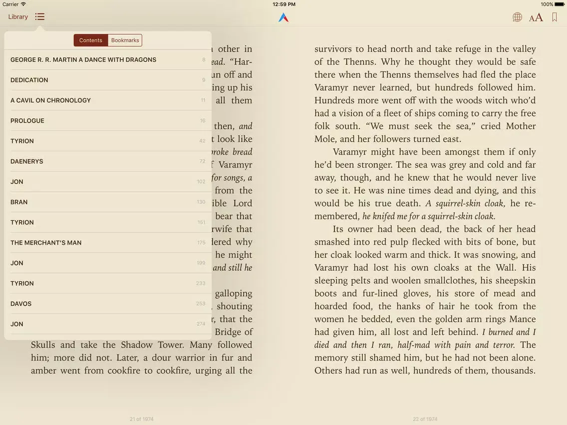 Auri - Read Books in Original iPad  Screenshots