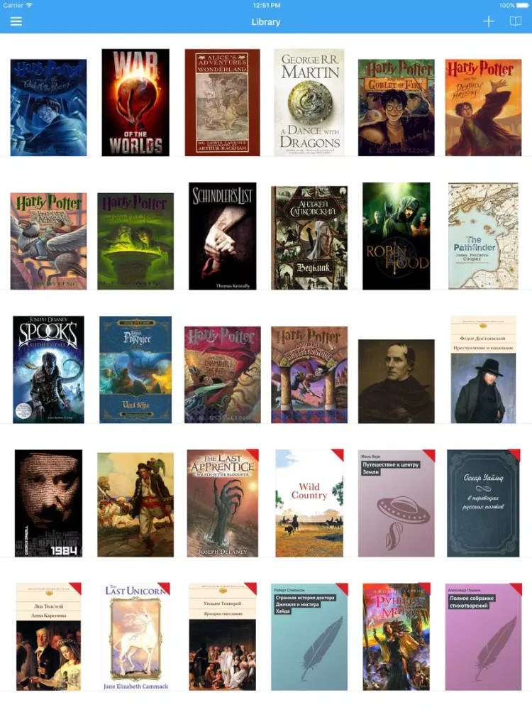 Auri - Read Books in Original iPad  Screenshots