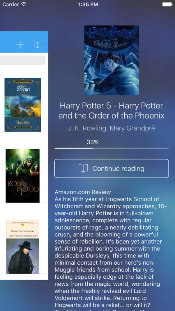 Auri - Read Books in Original Screenshots