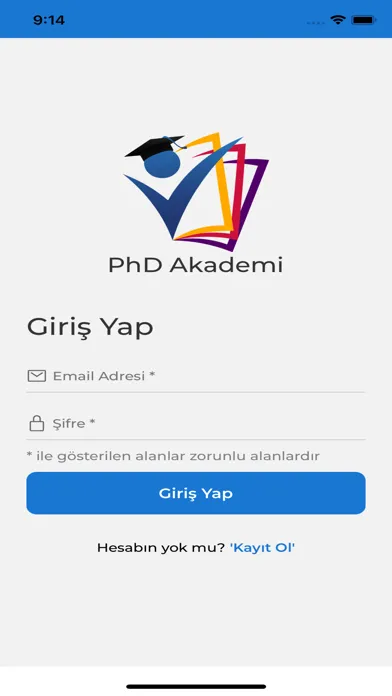 Captures d'écran de PhD Akademi