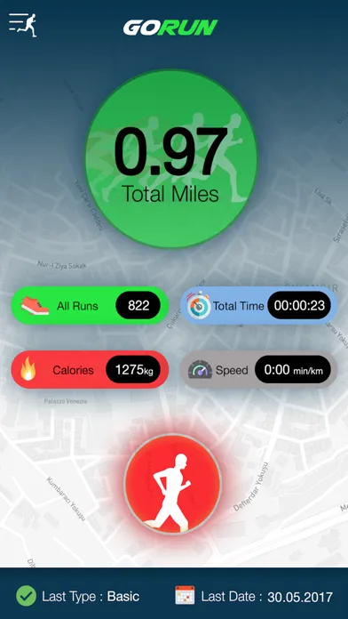 Capturas de pantalla de GO RUN - GPS Running & Loss Your Weight