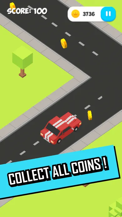 Pixel ZigZag Cars 3D应用截图