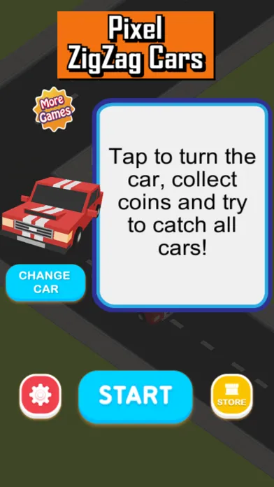 Pixel ZigZag Cars 3D应用截图