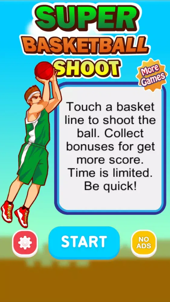 SUPER BASKETBALL SHOOT应用截图