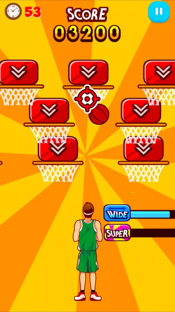 SUPER BASKETBALL SHOOT应用截图