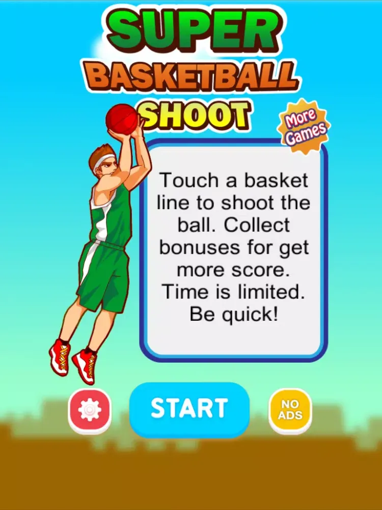SUPER BASKETBALL SHOOT应用截图