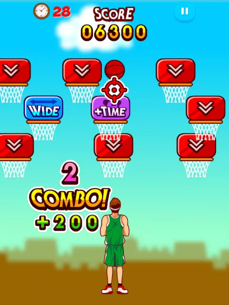 SUPER BASKETBALL SHOOT应用截图