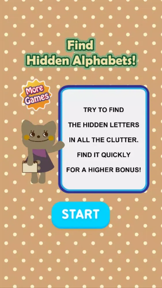 Tangkapan layar Find Hidden Alphabets !