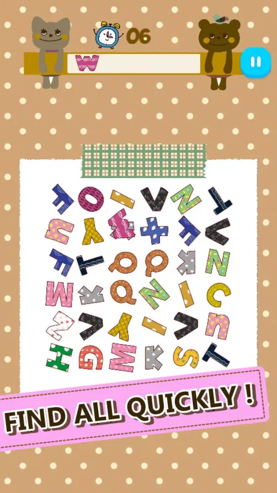 Tangkapan layar Find Hidden Alphabets !