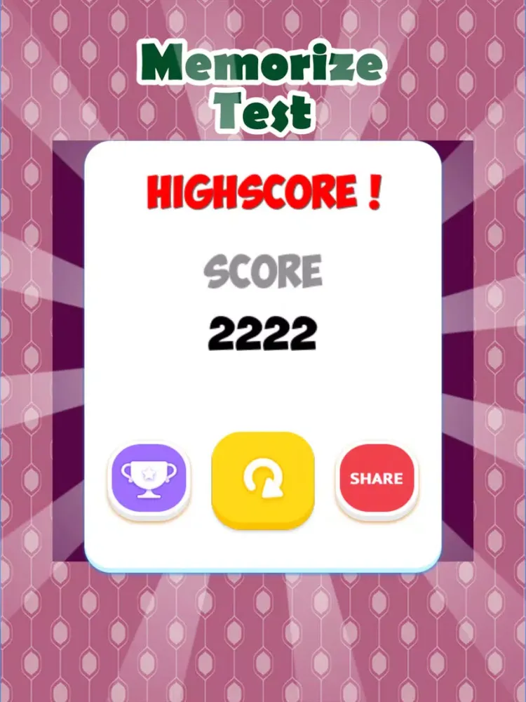 Captures d'écran de Memorize Test iPad 