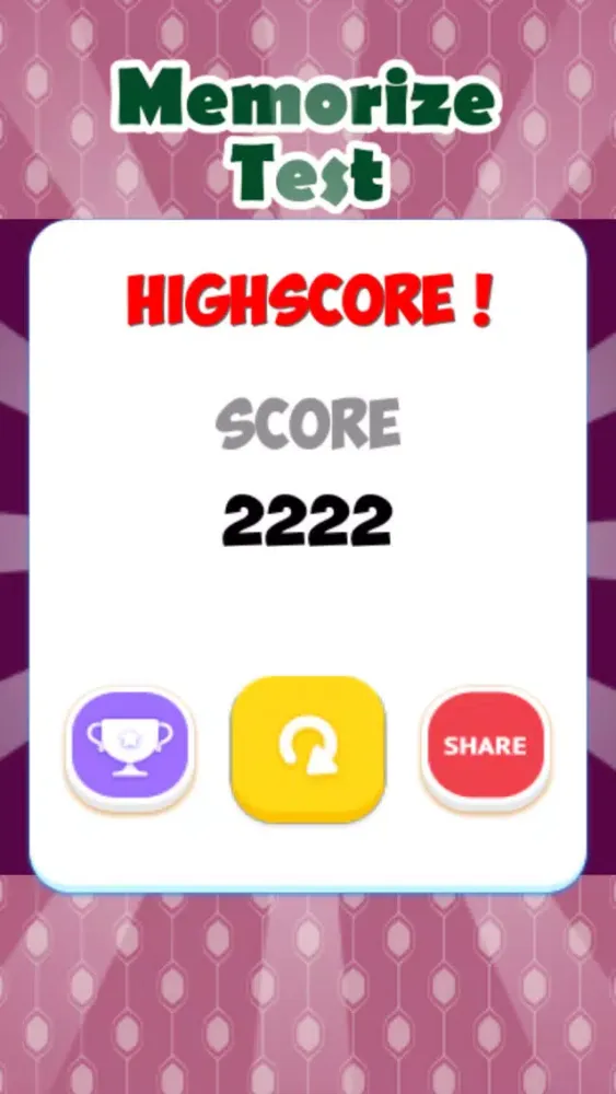 Captures d'écran de Memorize Test