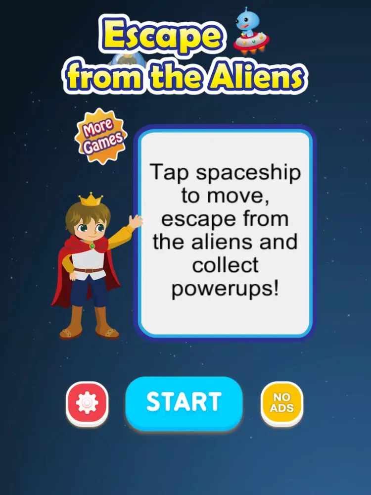 Ảnh chụp màn hình của Escape from the Aliens iPad 