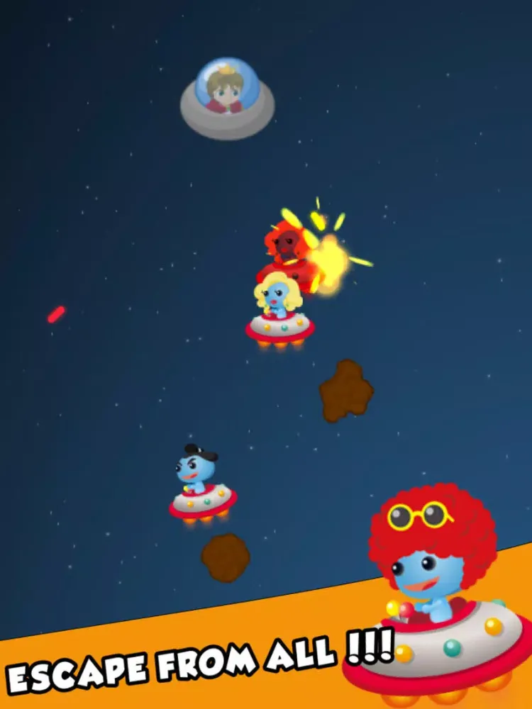 Ảnh chụp màn hình của Escape from the Aliens iPad 