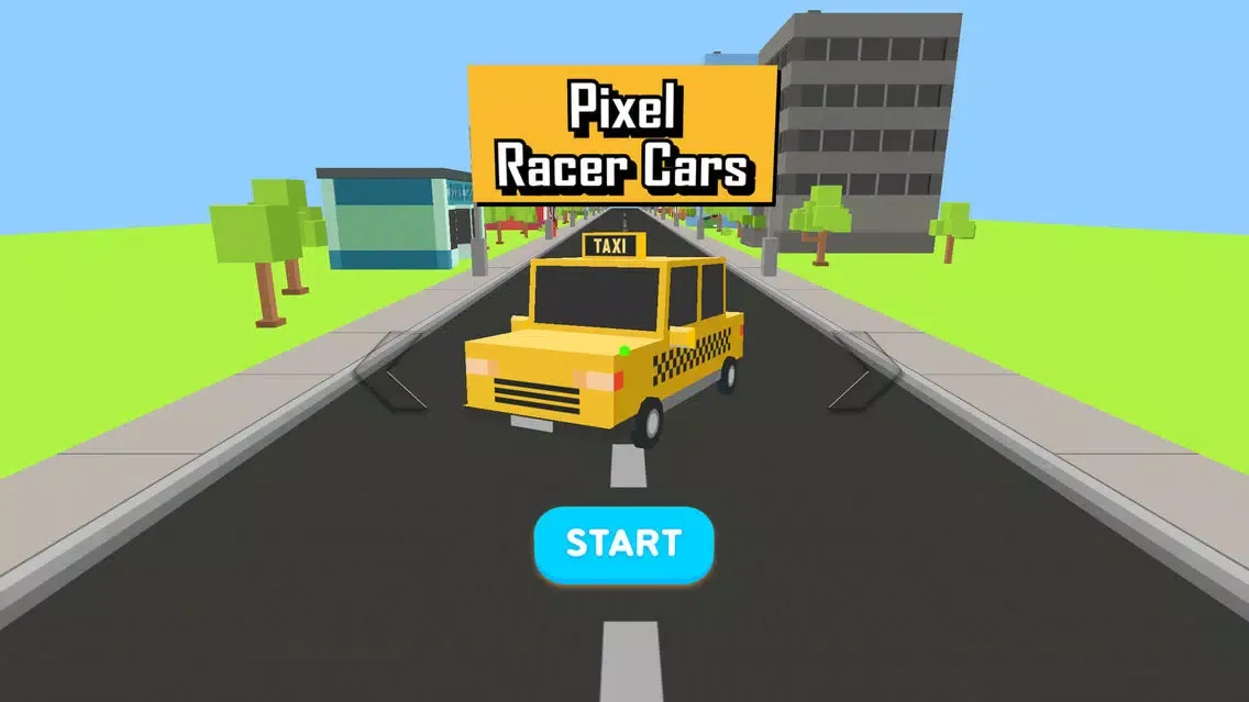 Tangkapan skrin VR Pixel Racer Cars 3D for Google Cardboard