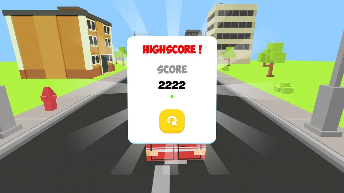 Tangkapan skrin VR Pixel Racer Cars 3D for Google Cardboard