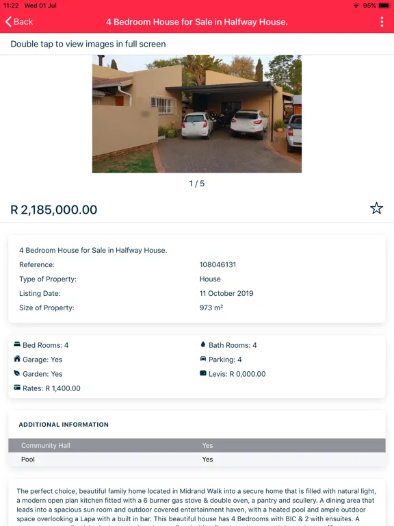Screenshot di PropView4U iPad 