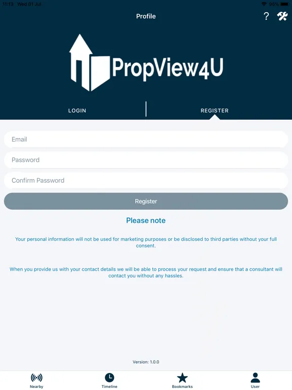 Screenshot di PropView4U iPad 