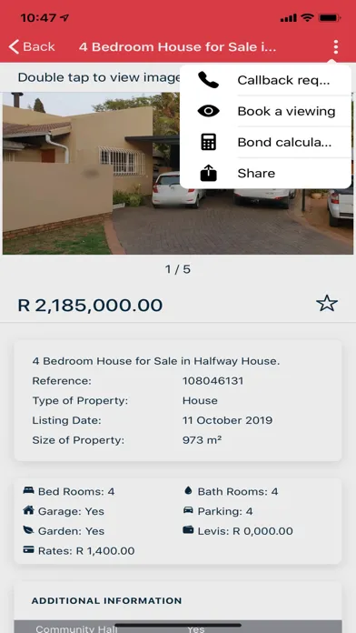 Screenshot di PropView4U
