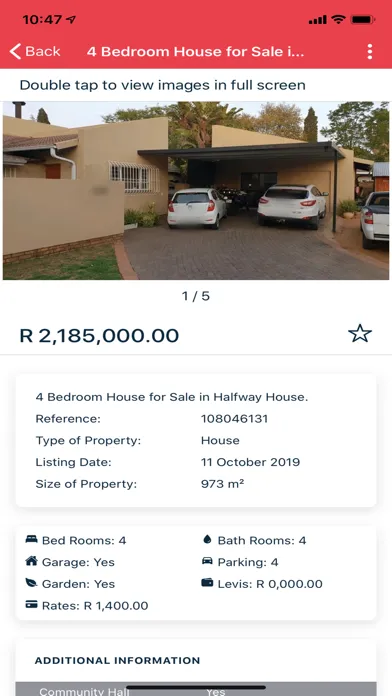 Screenshot di PropView4U