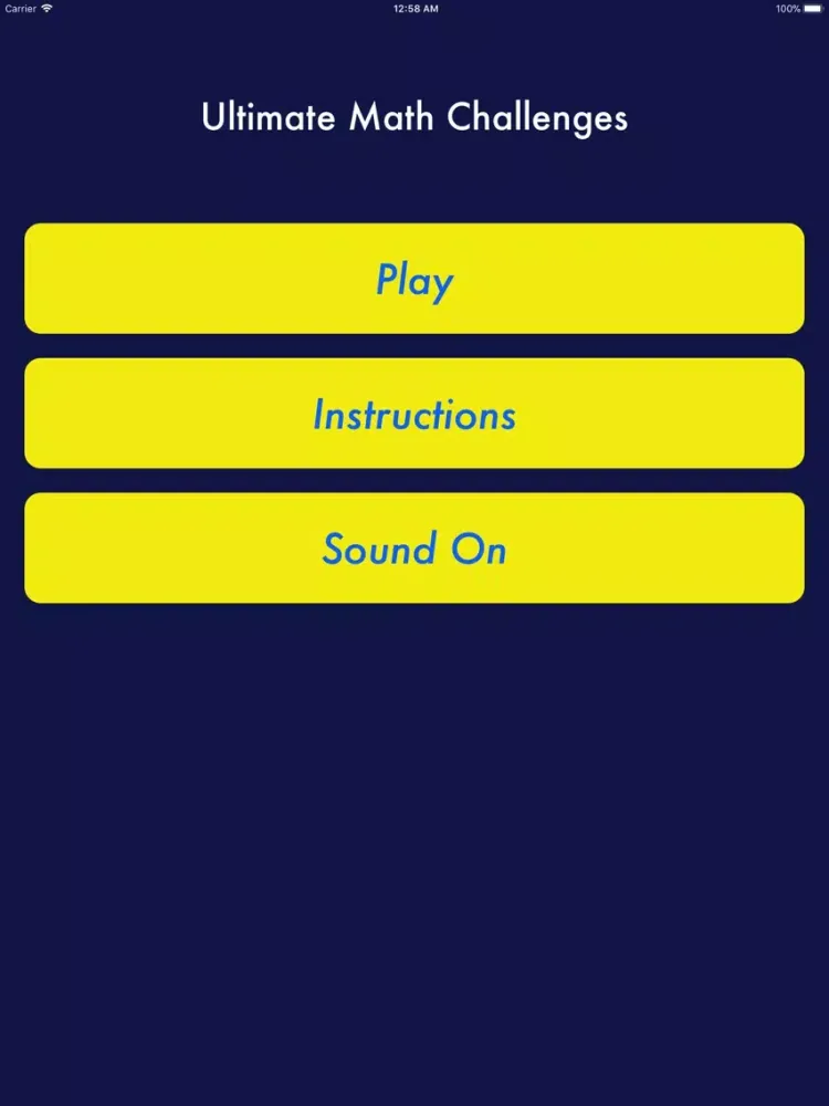 Capturas de pantalla de Ultimate Math Challenges iPad 
