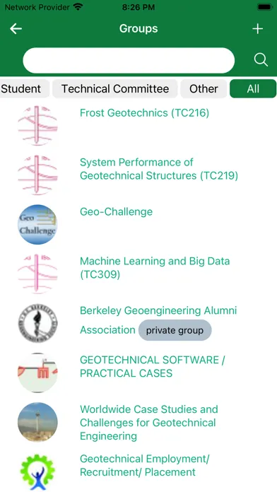 Ảnh chụp màn hình của GeoWorld Professional Network