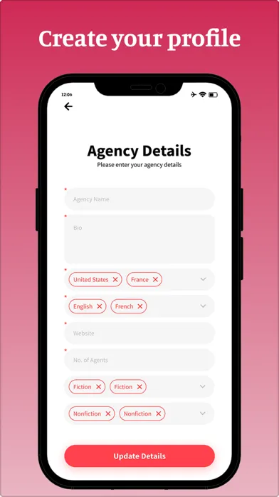Zrzuty ekranu BookWizard-Agency