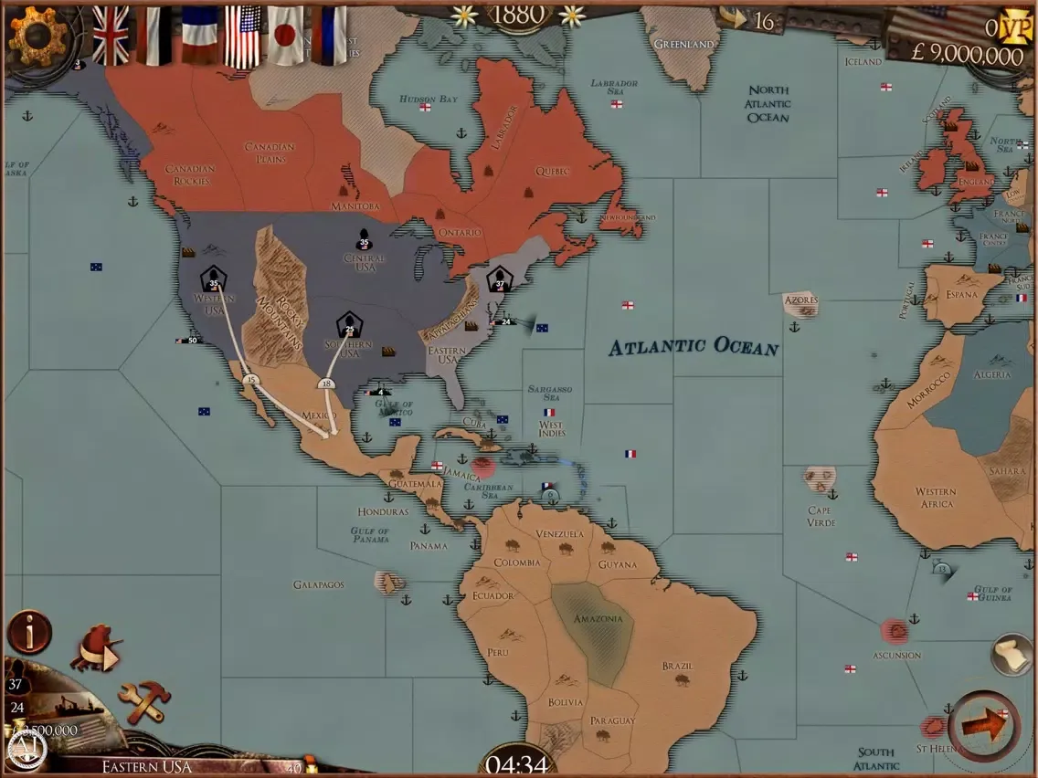 Ảnh chụp màn hình của Colonial Conquest iPad 