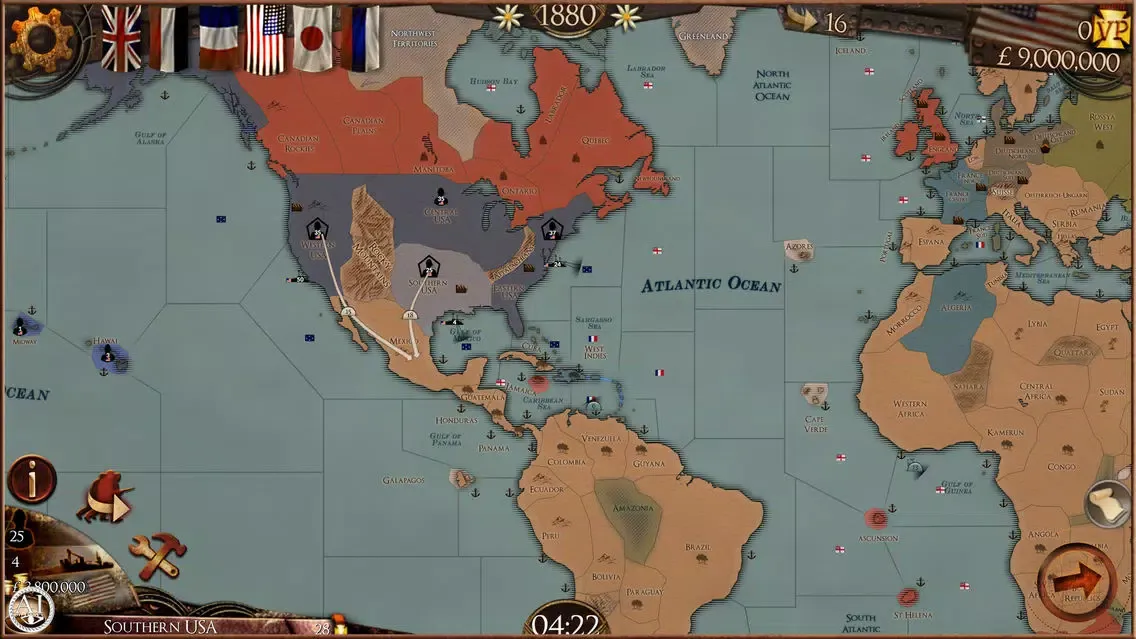 Ảnh chụp màn hình của Colonial Conquest