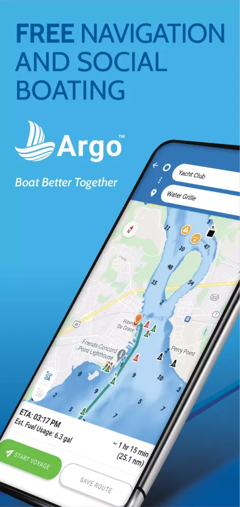 Argo - Boating Navigation Screenshots