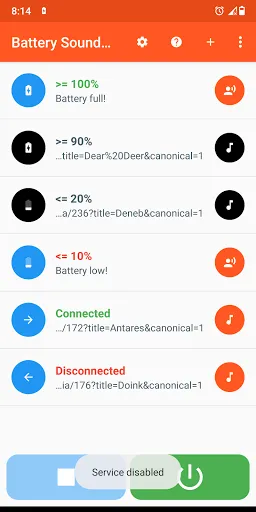 Battery Sound Notification应用截图
