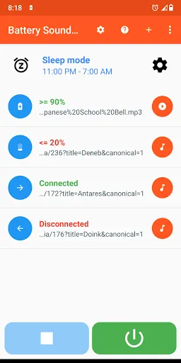 Battery Sound Notification应用截图