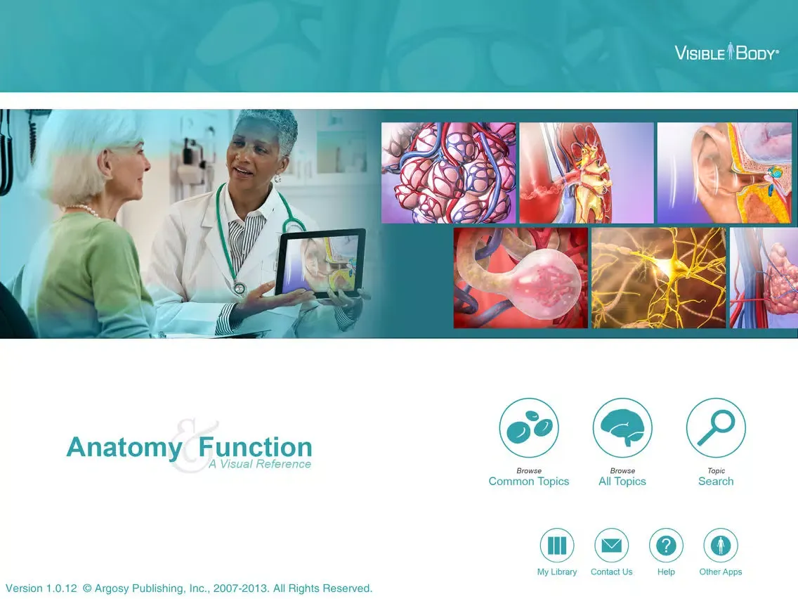 Скриншоты Anatomy & Function: A 3D Visual Reference of the Human Body iPad 