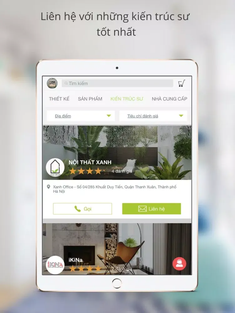 Trang Trí & Thiết Kế Nội Thất iPad  スクリーンショット