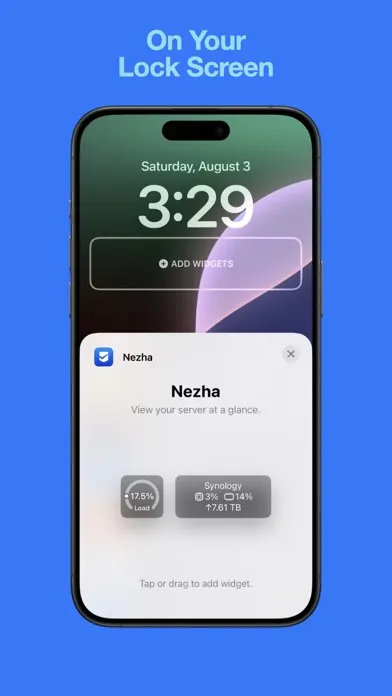 ภาพหน้าจอของ Nezha Mobile
