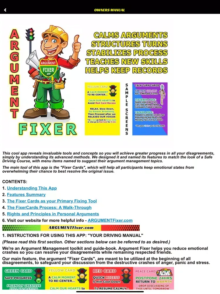 Tangkapan skrin Argument Fixer PRO iPad 