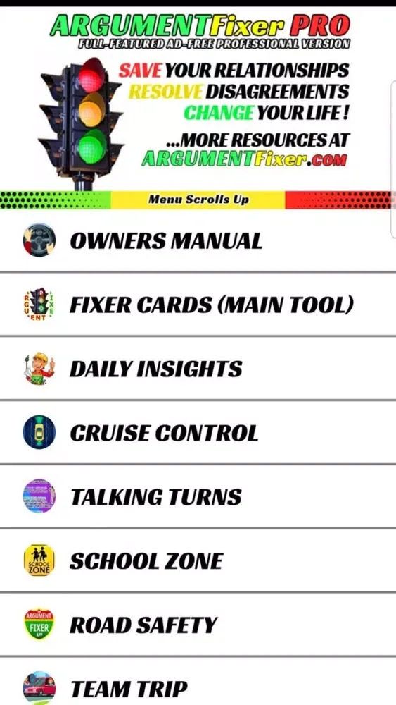 Tangkapan skrin Argument Fixer PRO
