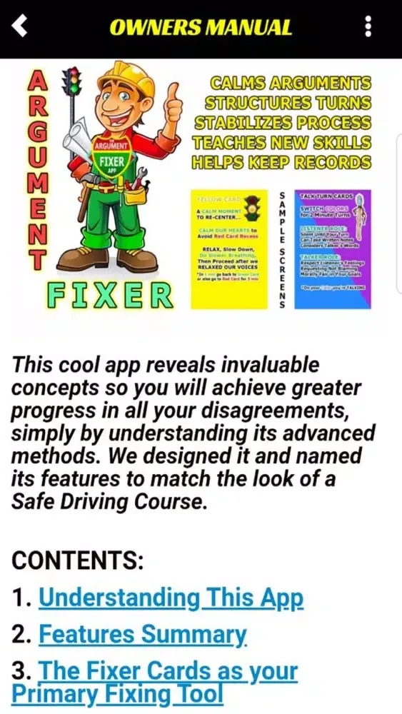 Tangkapan skrin Argument Fixer PRO